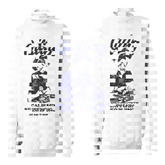 Quilting Because Punching People Is Wrong Sweatshirt - Monsterry