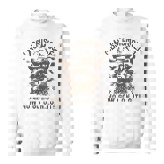 Raccoon Class Dismissed Now Go On Git Fun Last Day Of School Sweatshirt | Mazezy