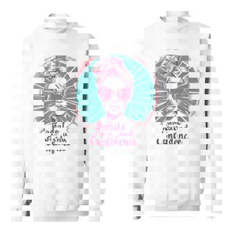 Radiate Love And Confidence Body Positive レトロ ポップアート スウェットシャツ - Kawaiitshirt