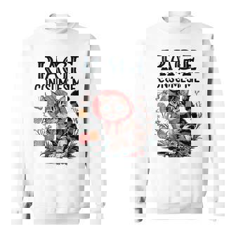 Rage Consumes Me Cat Meme Sweatshirt - Monsterry