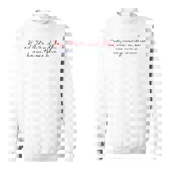 Red White And Blue Heavy On The Blue 4Th Of July Sweatshirt | Mazezy