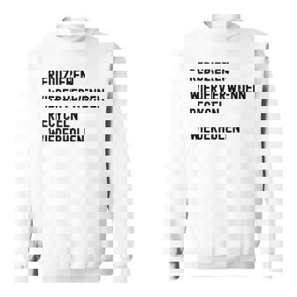 Reduzieren Wiederverwenden Recyceln Wiederholen スウェットシャツ - Kawaiitshirt