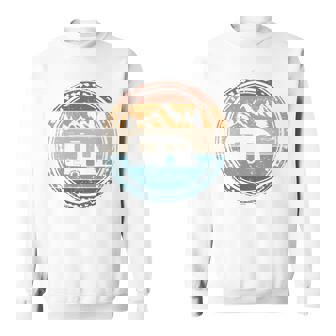 Retro Camping Caravan Sweatshirt - Seseable