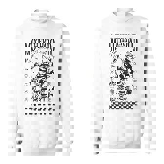 Retro Motherhood Sometimes I Rock It Sometimes It Rocks Me Sweatshirt | Mazezy