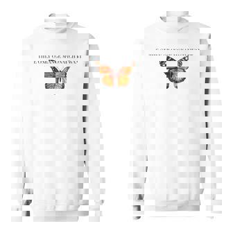 Retro The Only Orange Monarch I Want Anti Authoritarianism Sweatshirt | Mazezy