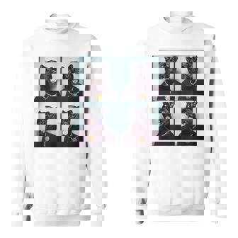 Retro Zoo Animal Portrait Panther Lovers Sweatshirt - Thegiftio