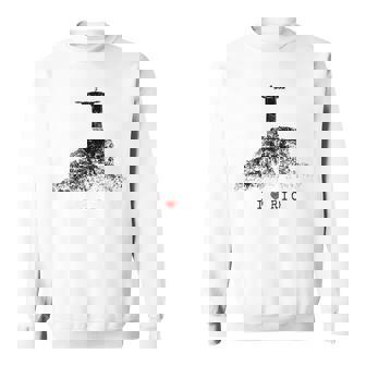 Rio De Janeiro リオデジャネイロのスカイライン イエスキリストの像 ブラジル 愛 スウェットシャツ - Kawaiitshirt