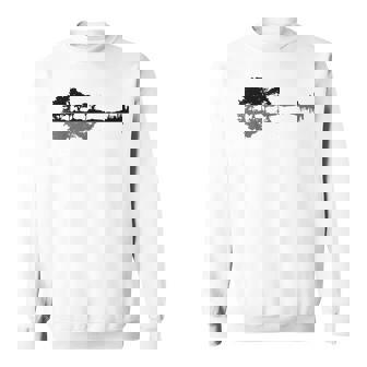 Rock Music Guitarra De La Madera Música Naturaleza Guitarra Camisa de entrenamiento - Regaloses