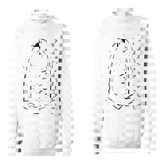 Sacabambaspis フィッシュミーム 日本語ラインアート スウェットシャツ - Kawaiitshirt