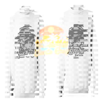 Santa Cruz Caintage Retro Graphic s Herren Retro 70Er Jahreurf- Weiß Klein Halbarm-Ausschnitt Polyester 100 Sweatshirt - Geschenkecke