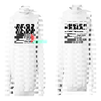 Save Gaza Free Palestine Free Gaza Proud Gaza Palestina スウェットシャツ - Kawaiitshirt