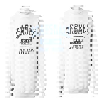 Scarsdale New York Ny ビンテージスポーツデザイン ネイビー スウェットシャツ - Kawaiitshirt