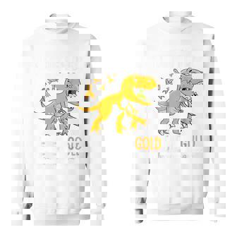 In September We Wear Gold Childhood Cancer Awareness Ribbon Sweatshirt | Mazezy