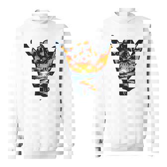 Shaka Hand Sign Aloha Surfing Surf Summer Vacation Beach Sweatshirt - Thegiftio