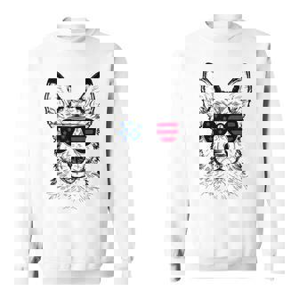 Shepsky Dog 7月4日 アメリカ国旗 スウェットシャツ - Kawaiitshirt