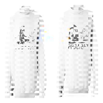 Got Too Silly Goose Police Goose Pun Humor Sweatshirt - Thegiftio