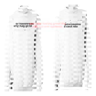 Sorry For Having Great Tits And Correct Opinions Y2k スウェットシャツ - Kawaiitshirt