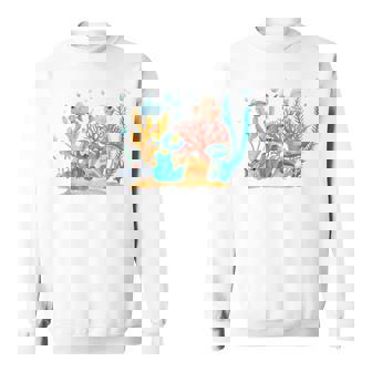 Sous-Marin Animaux Créatures Marines Corail Poissons Sweater e - Cadeauxyz