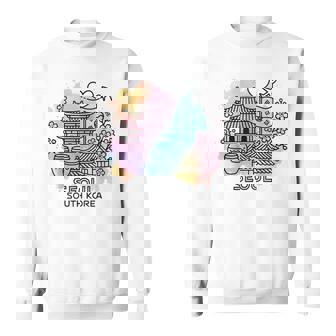 Souvenir Deoyage Minimaliste À L'aquarelle Deéoul Corée Duud Sweater e - Cadeauxyz
