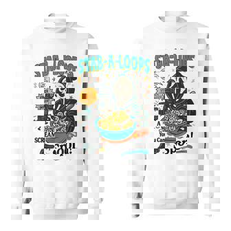 Stab-A-Loops Horror Cereal Box Halloween Killer Breakfast Sweatshirt - Monsterry