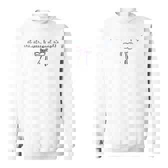 Stars Stripes And Equal Rights Bow Coquette Women's Rights Sweatshirt | Mazezy