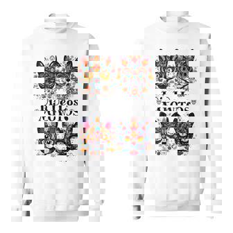 Sugar Skull Cats Dia De Los Meowtos Muertos Day Of The Dead Sweatshirt - Thegiftio