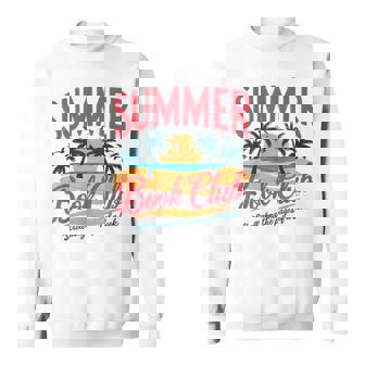 Summer Retro Book Club Beach Vacation Sweatshirt - Thegiftio