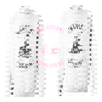 Super Cub スーパーカブ ミニモト 面白 ふざけ ネタ おもしろ バイク アウトロー バイカーギャング 長袖tシャツ スウェットシャツ - Kawaiitshirt