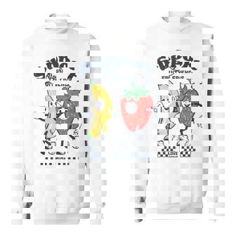 Support Your Fruity Friends Gay Pride Month Lgbtq Fruit Ally Sweatshirt | Mazezy