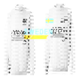 Sweden Football Sverige Supporter Équipe De Suède Sweater e - Cadeauxyz