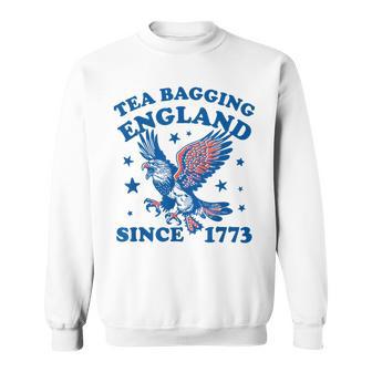 Tea Bagging England Since 1773 4Th Of July Sweatshirt - Thegiftio UK