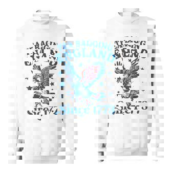Tea Bagging England Since 1773 Patriotic Eagle 4Th Of July Sweatshirt - Monsterry