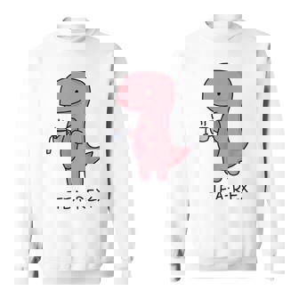 Tea Rex ユーモラスパン。 スウェットシャツ - Kawaiitshirt