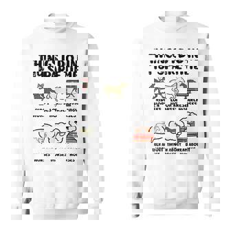 Things I Do Mypare Time 馬 面白い 乗馬 メンズ レディース スウェットシャツ - Kawaiitshirt