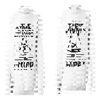 Tie Me Up In Knots & I'm Happy エアリアル ヨガ 体操選手 エアリスト スウェットシャツ - Kawaiitshirt