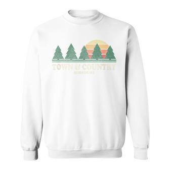 Town Country Mo ビンテージスローバックtシャツ レトロ70年代デザイン スウェットシャツ - Kawaiitshirt