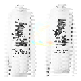 Tralalero Tralala Brain Red hark Meme 長袖tシャツ スウェットシャツ - Kawaiitshirt