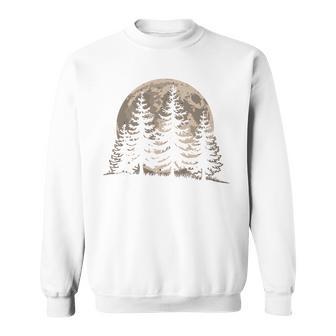 Trees Wildlife Nature Vintage Forest Woods Outdoor Sweatshirt - Seseable