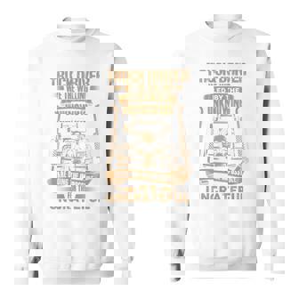 Truck Drivers Fun Truckers トラッキング スカル バックサイド 長袖tシャツ スウェットシャツ - Kawaiitshirt