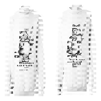 Twas The Carbs M Lord Medieval Cat Sweatshirt - Thegiftio