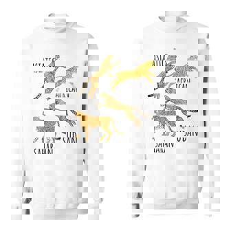 Type Of Cheetahs Breeds Collection、チータープリント、ビッグキャット スウェットシャツ - Kawaiitshirt