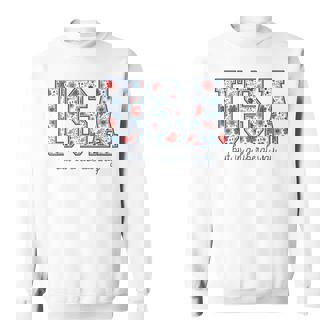 Usa But In A Liberal Way 4Th Of July Feminist Women's Rights Sweatshirt | Mazezy