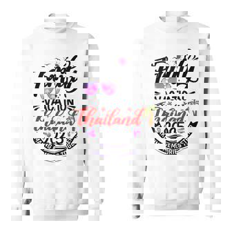 Vacaciones Familiares Tailandia 2025Acaciones Familiares Coincidentes 2025 In Mangas Camisa de entrenamiento - Regaloses