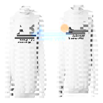 Vintage Amity 1975 Atardecer Retroelero Amanecererano Camisa de entrenamiento - Regaloses