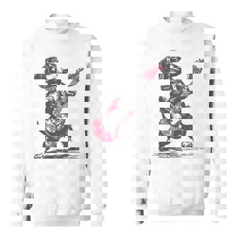 Vintage Dachshund Weenie Playing Guitar Sweatshirt - Thegiftio