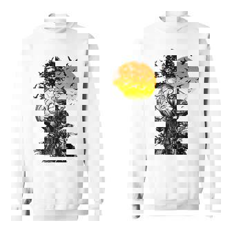 Vintage Hangover Human Tree Retro Artistic Sunset Sweatshirt | Seseable UK