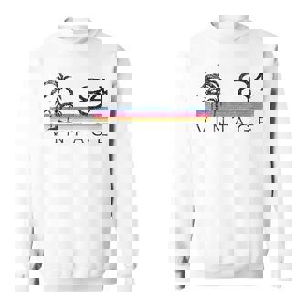 Vintageurfing 1984 Océano Pacíficounset Regalo De Cumpleaños Camisa de entrenamiento - Regaloses