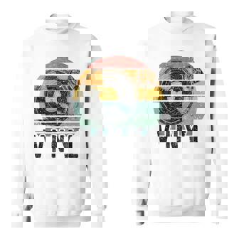 Vinyl Turntable Records Music Lp Djintageun レコードプレーヤー スウェットシャツ - Kawaiitshirt