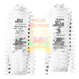 Welsh Dragon Wales ラグビートップ 長袖tシャツ スウェットシャツ - Kawaiitshirt