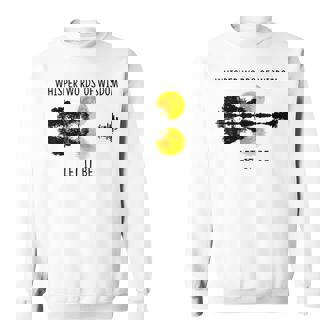 Whisper Words Of Wisdom Let-It Be ギター レイクシャドウ スウェットシャツ - Kawaiitshirt
